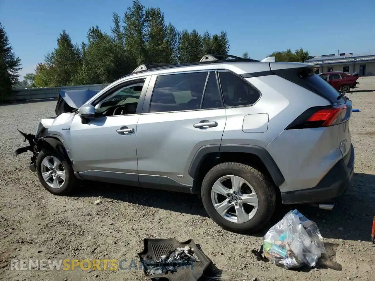 2 Photograph of a damaged car JTMMWRFV3KJ005200 TOYOTA RAV4 2019