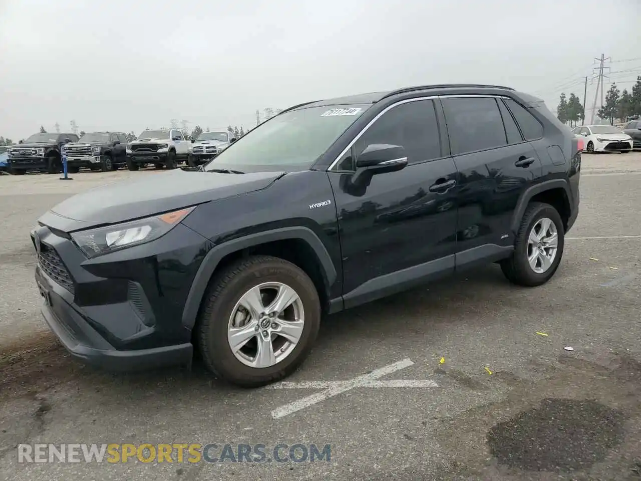 1 Photograph of a damaged car JTMMWRFV7KD013671 TOYOTA RAV4 2019