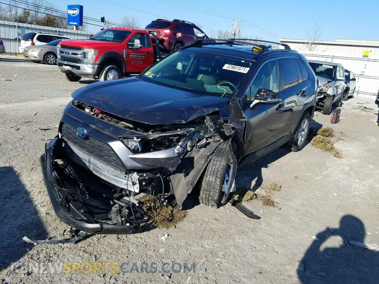 2 Photograph of a damaged car JTMMWRFV7KD016019 TOYOTA RAV4 2019