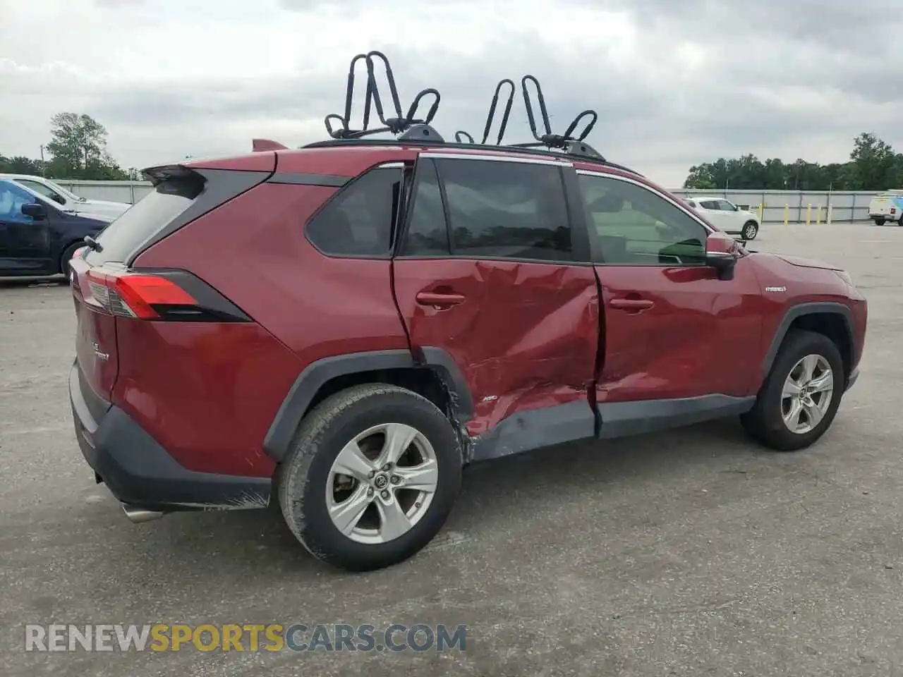 3 fotografías del automóvil dañado JTMMWRFV8KD002940 TOYOTA RAV4 2019