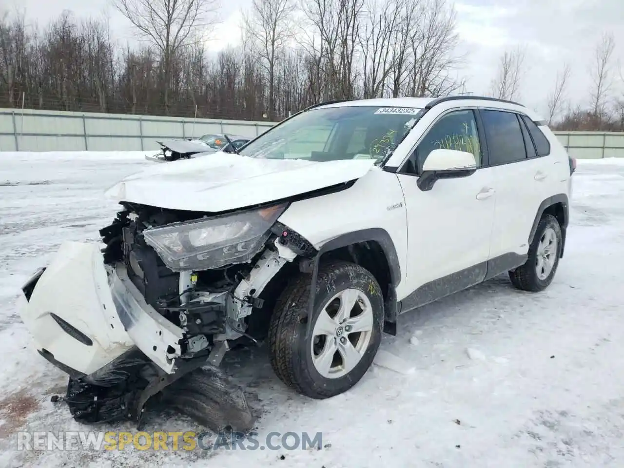 2 Photograph of a damaged car JTMMWRFV8KD012495 TOYOTA RAV4 2019