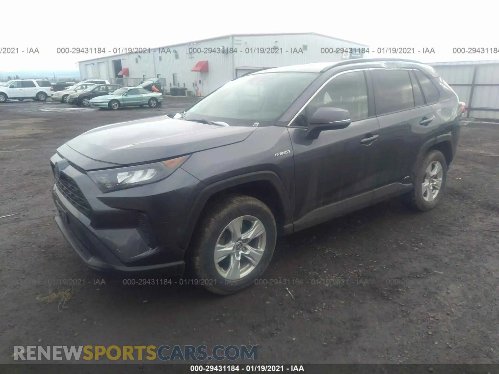 2 Photograph of a damaged car JTMMWRFV8KD021505 TOYOTA RAV4 2019