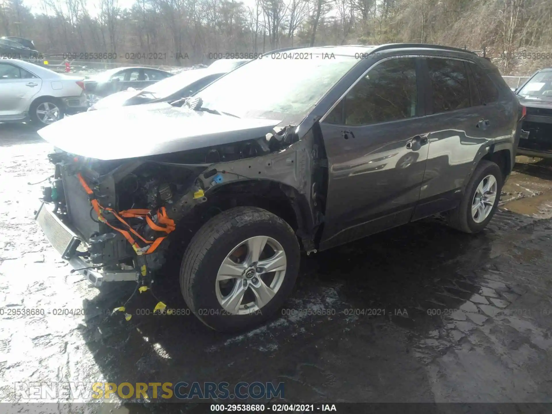 2 Photograph of a damaged car JTMMWRFV9KD021903 TOYOTA RAV4 2019