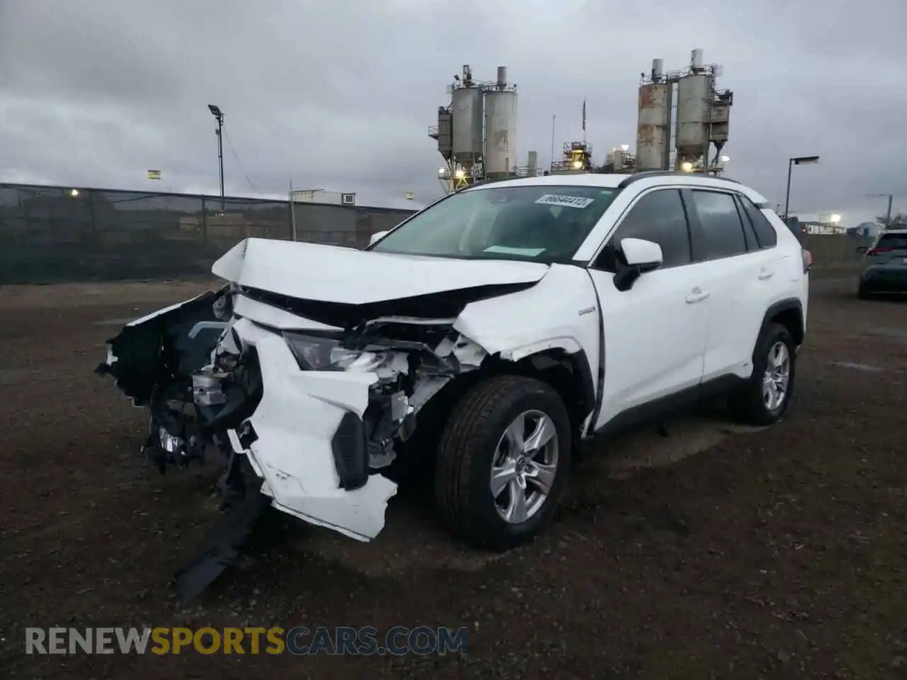 2 Photograph of a damaged car JTMMWRFV9KD041083 TOYOTA RAV4 2019