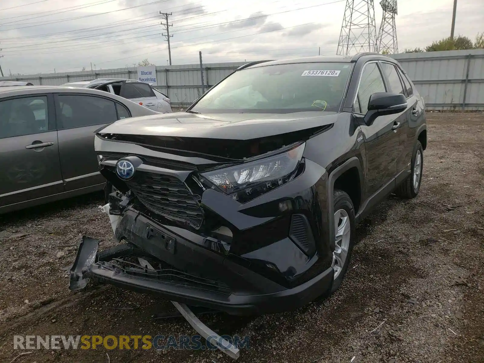 2 Photograph of a damaged car JTMMWRFVXKD009145 TOYOTA RAV4 2019