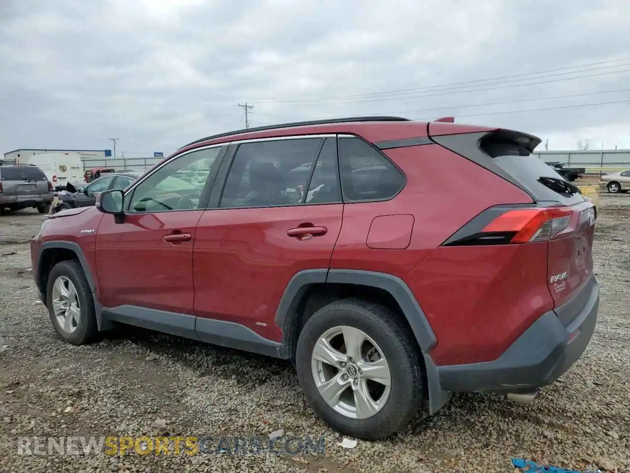2 Photograph of a damaged car JTMMWRFVXKJ006683 TOYOTA RAV4 2019