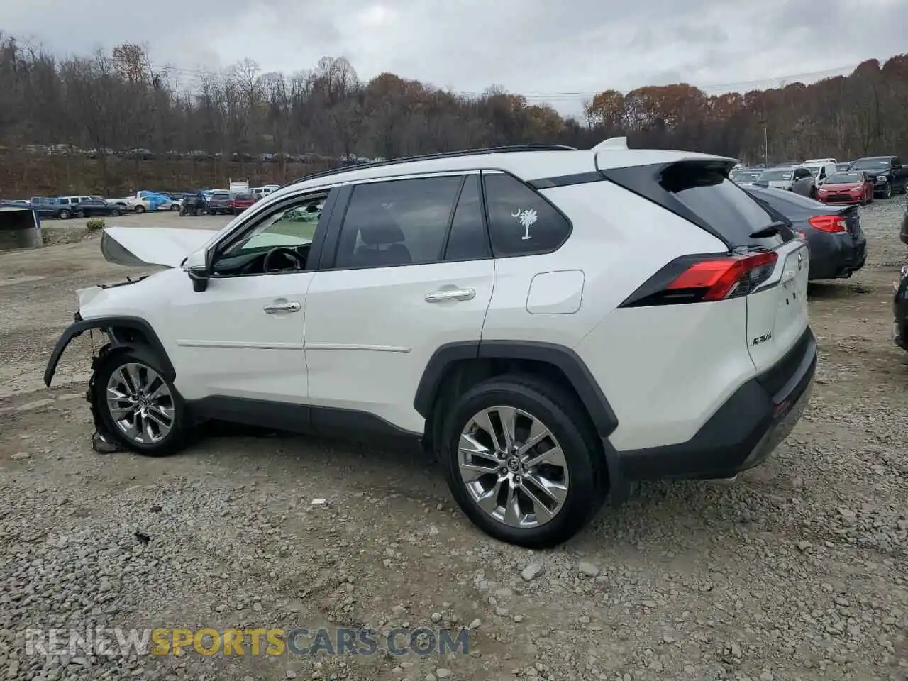 2 Photograph of a damaged car JTMN1RFV0KD512489 TOYOTA RAV4 2019