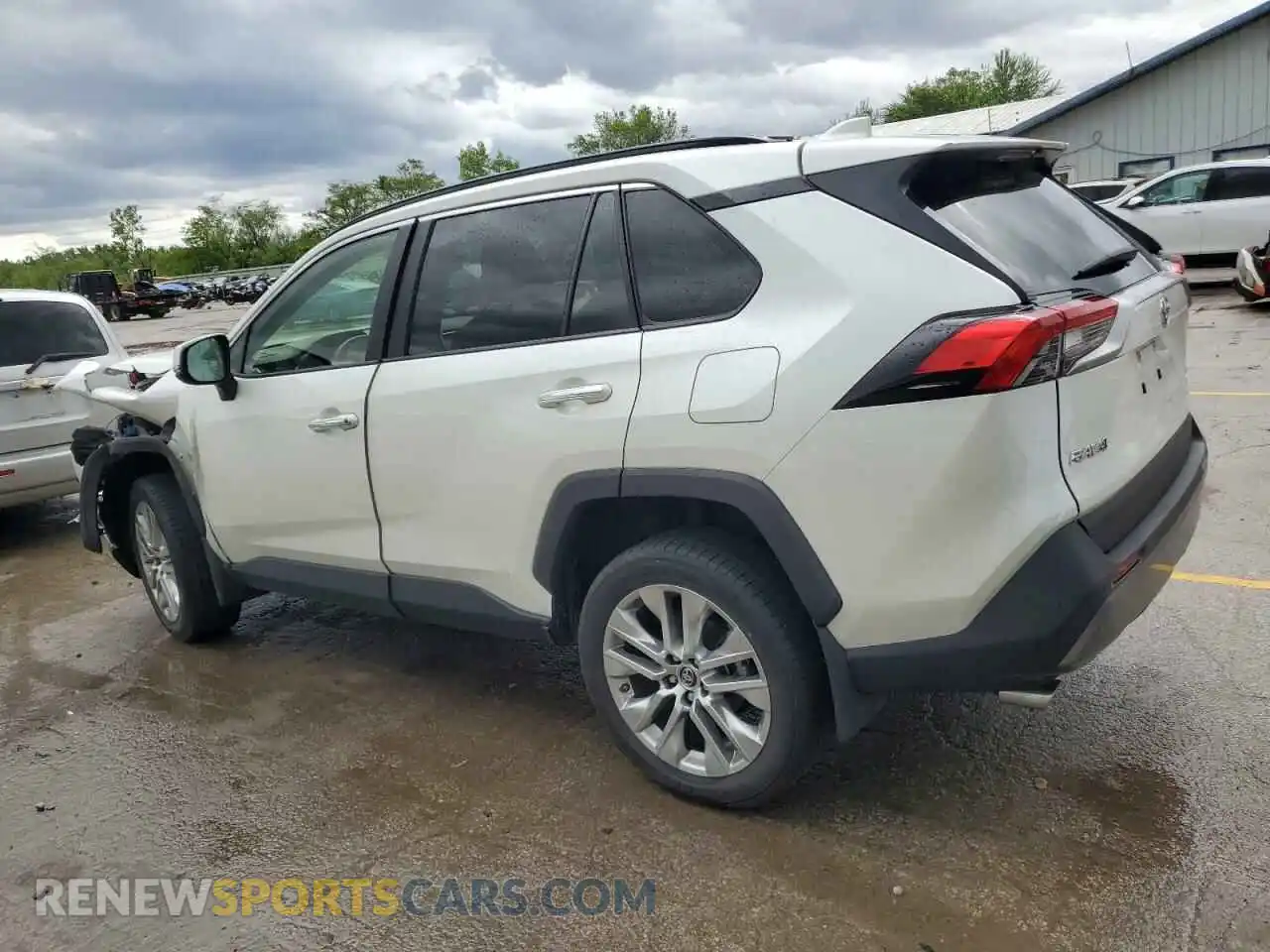 2 Photograph of a damaged car JTMN1RFV8KD036671 TOYOTA RAV4 2019