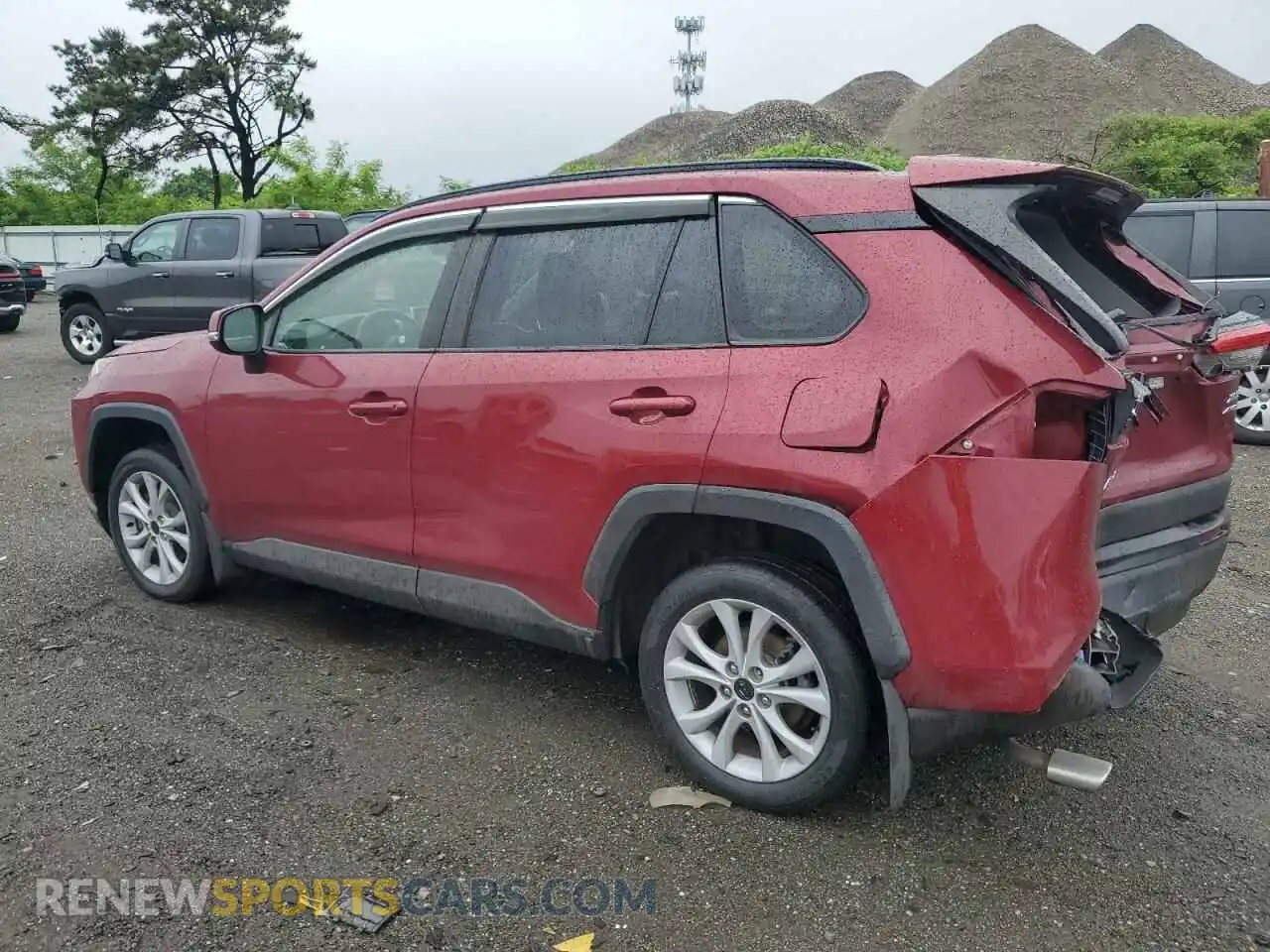 2 Photograph of a damaged car JTMP1RFV0KD021963 TOYOTA RAV4 2019