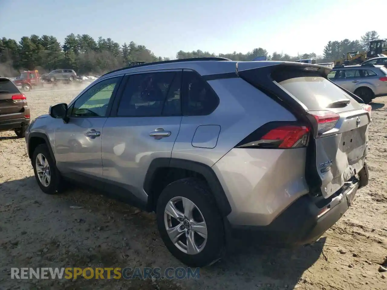 2 Photograph of a damaged car JTMP1RFV0KD500996 TOYOTA RAV4 2019