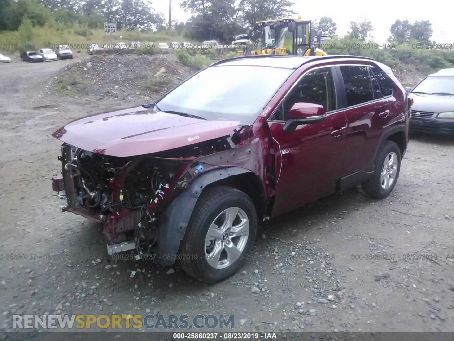 2 Photograph of a damaged car JTMP1RFV1KD031529 TOYOTA RAV4 2019