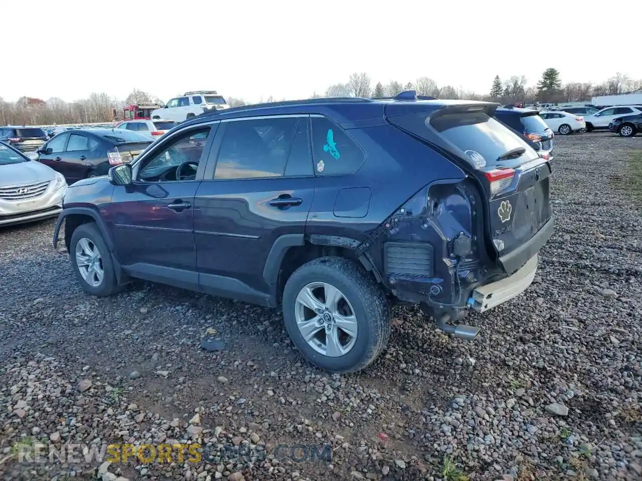 2 Photograph of a damaged car JTMP1RFV1KD034138 TOYOTA RAV4 2019