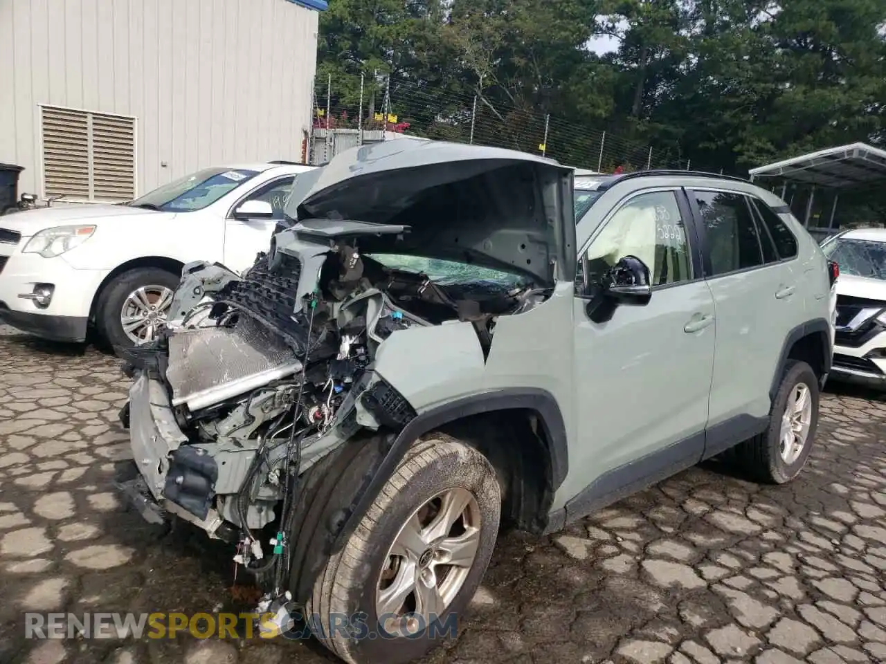2 Photograph of a damaged car JTMP1RFV1KD045222 TOYOTA RAV4 2019