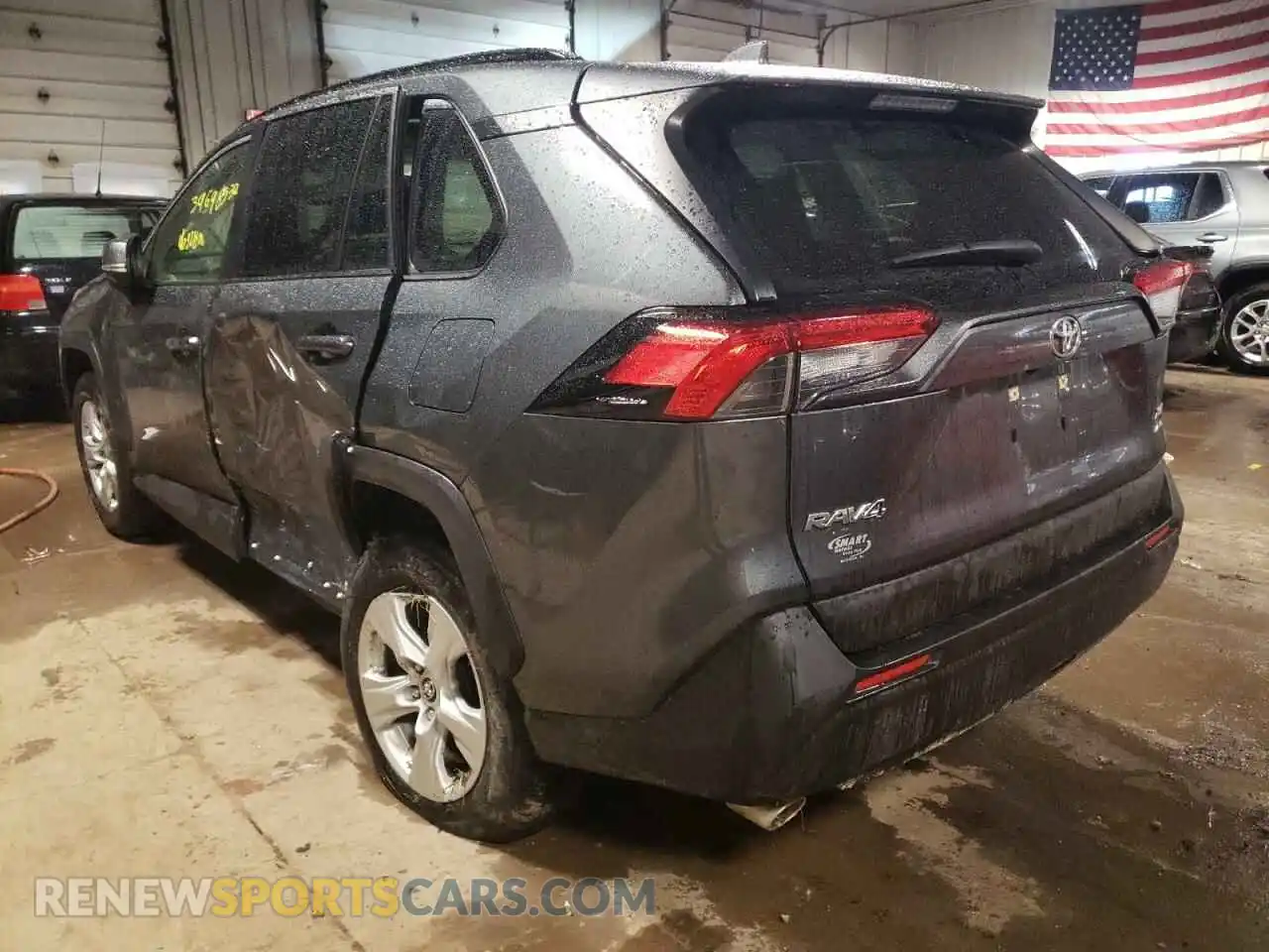 3 Photograph of a damaged car JTMP1RFV2KD008809 TOYOTA RAV4 2019