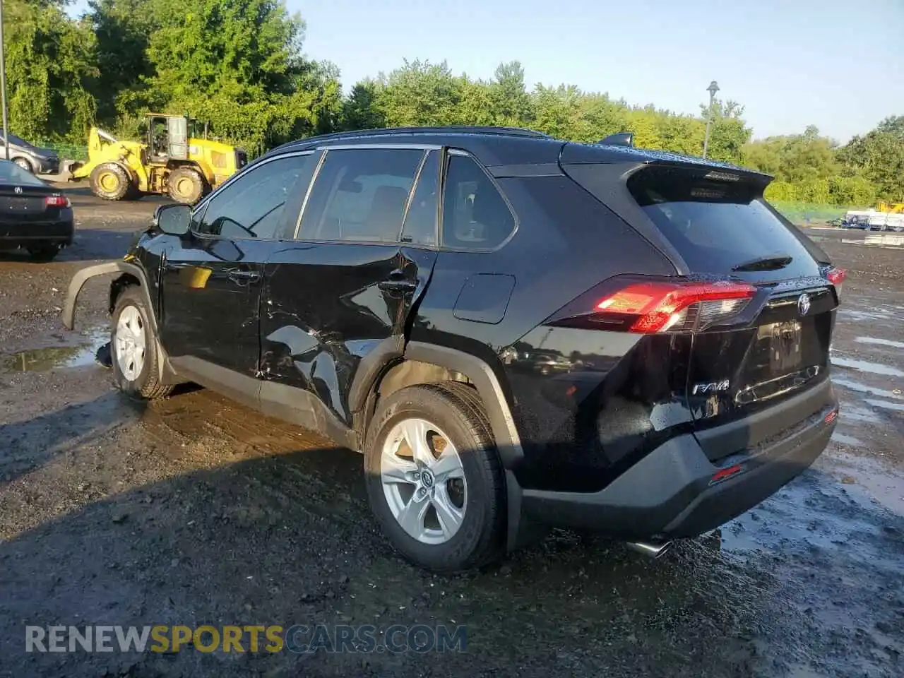 2 fotografías del automóvil dañado JTMP1RFV2KD037713 TOYOTA RAV4 2019