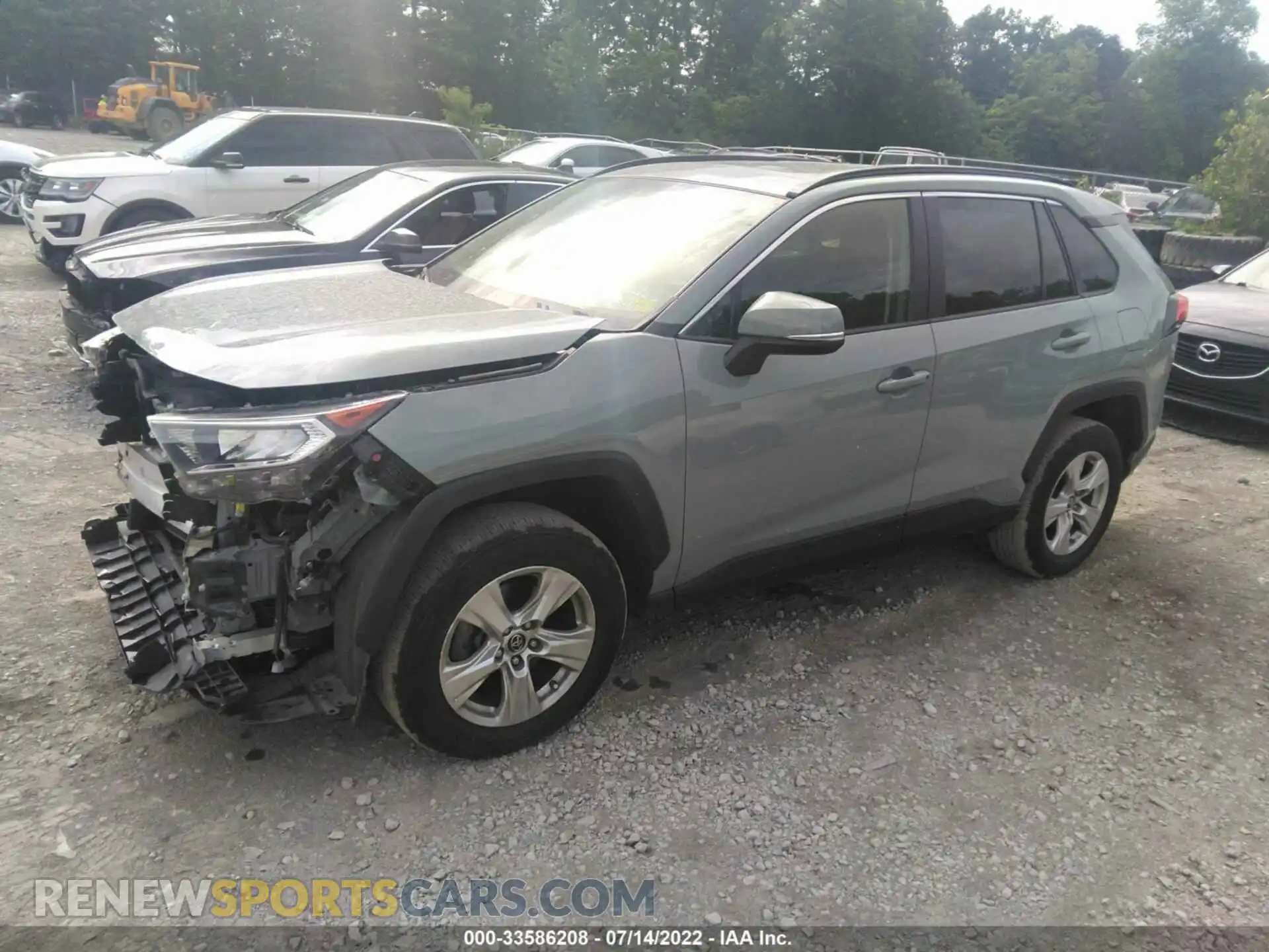 2 Photograph of a damaged car JTMP1RFV2KD501499 TOYOTA RAV4 2019