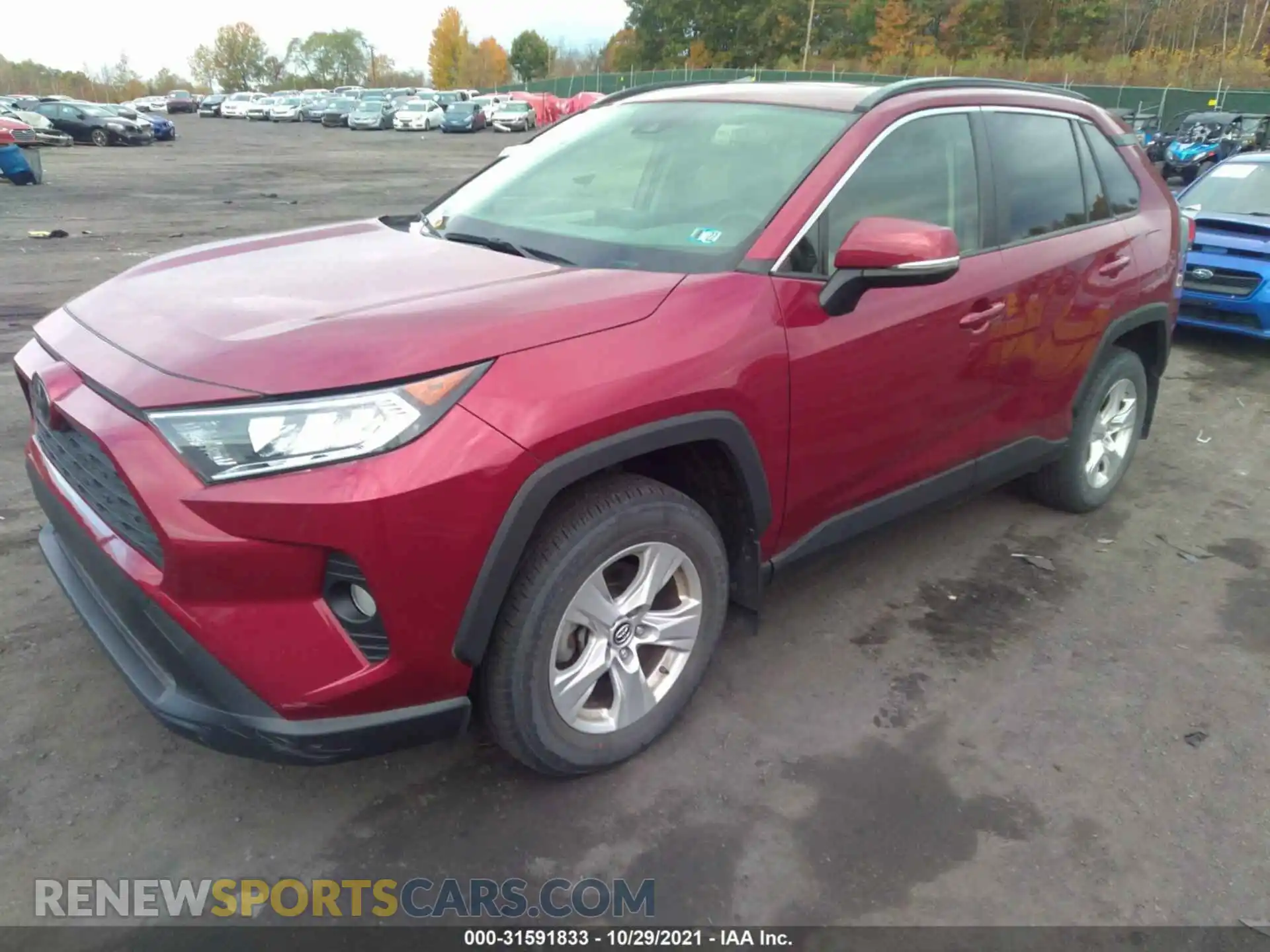 2 Photograph of a damaged car JTMP1RFV2KJ007869 TOYOTA RAV4 2019