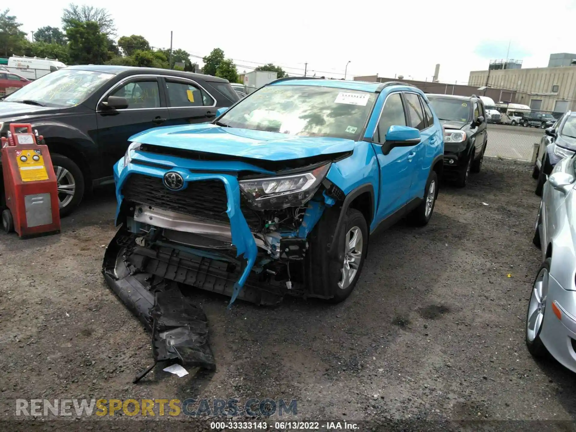 2 Photograph of a damaged car JTMP1RFV3KD010696 TOYOTA RAV4 2019