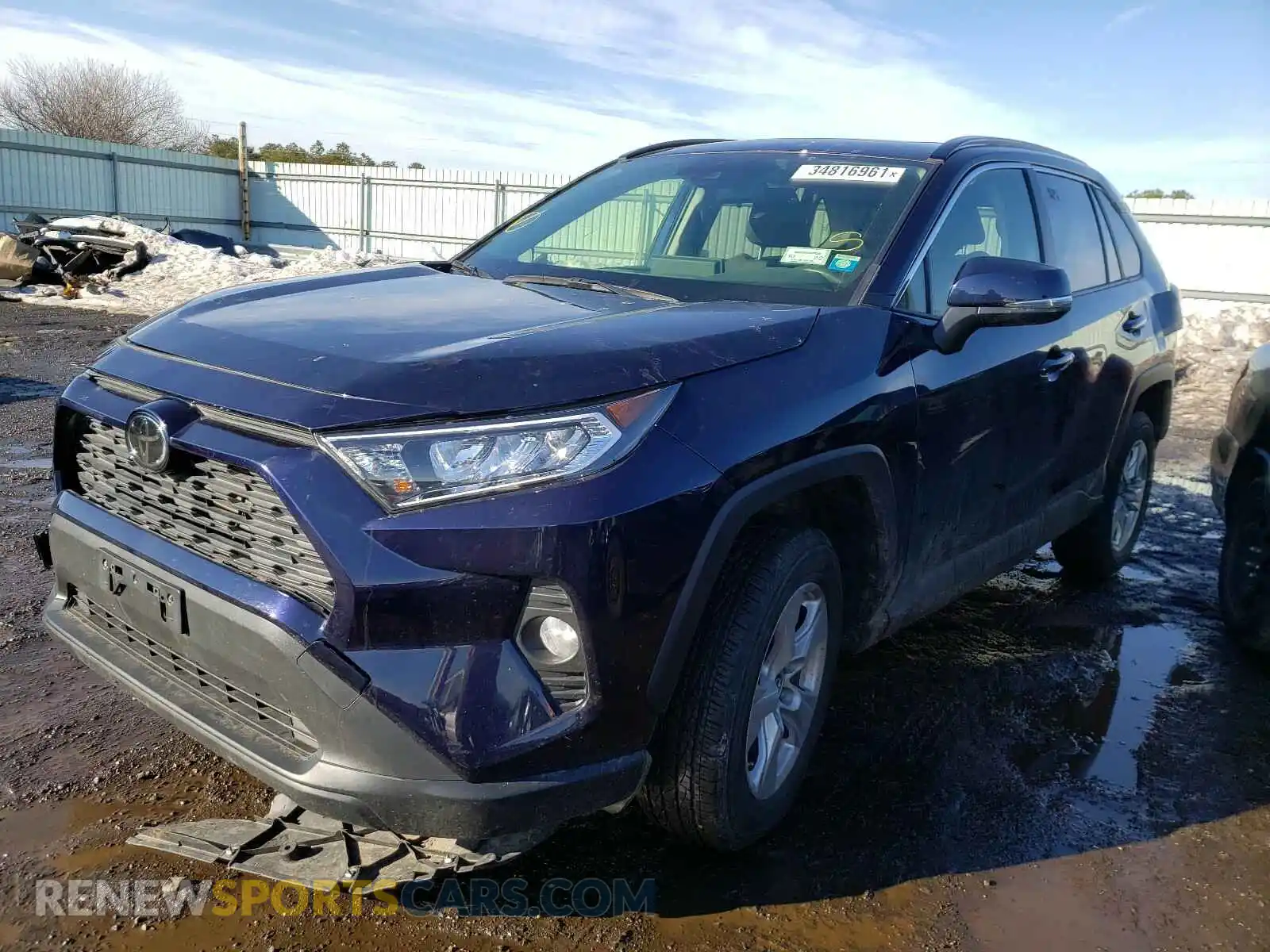 2 Photograph of a damaged car JTMP1RFV3KD036554 TOYOTA RAV4 2019