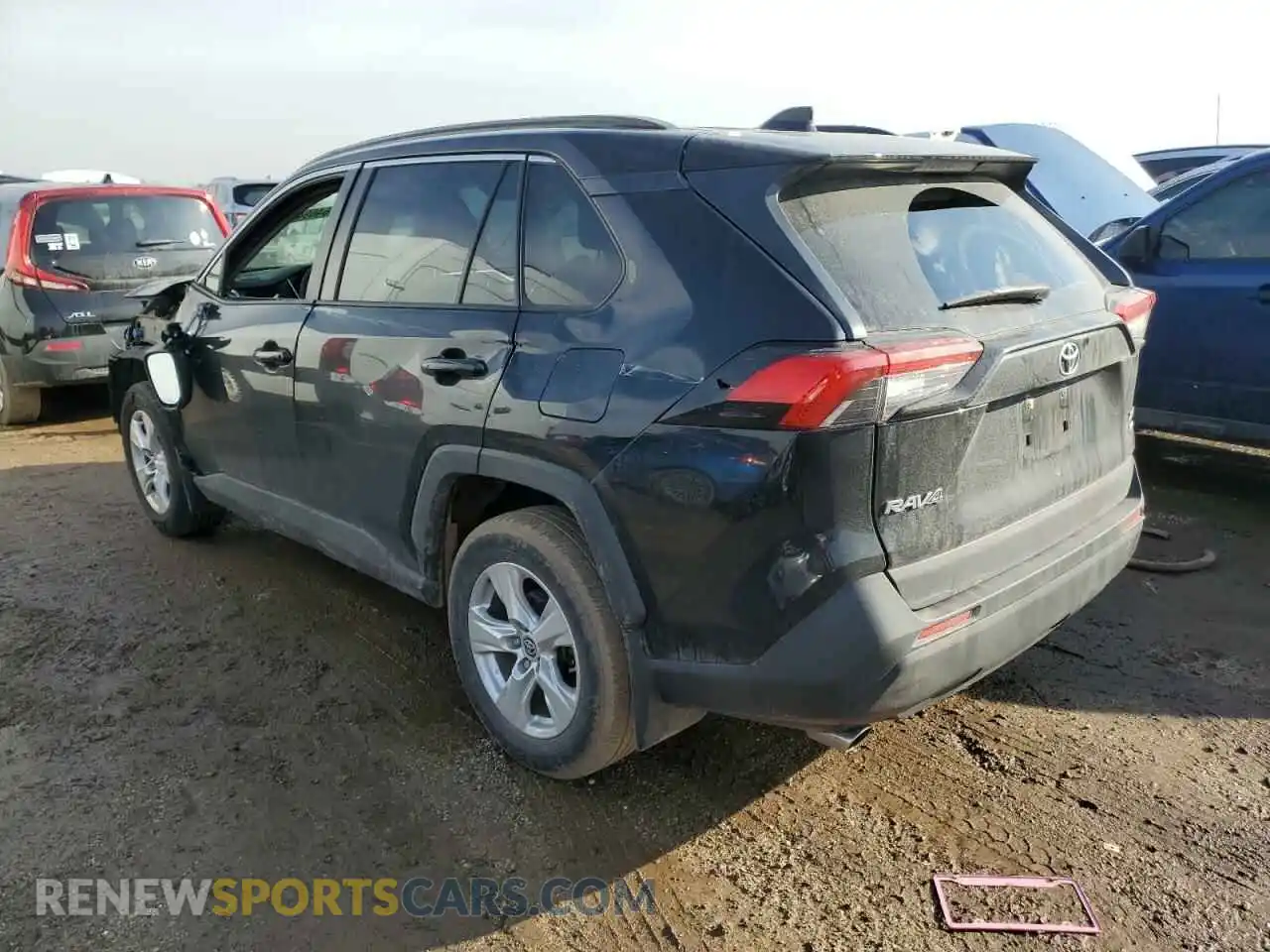 2 Photograph of a damaged car JTMP1RFV3KD040457 TOYOTA RAV4 2019