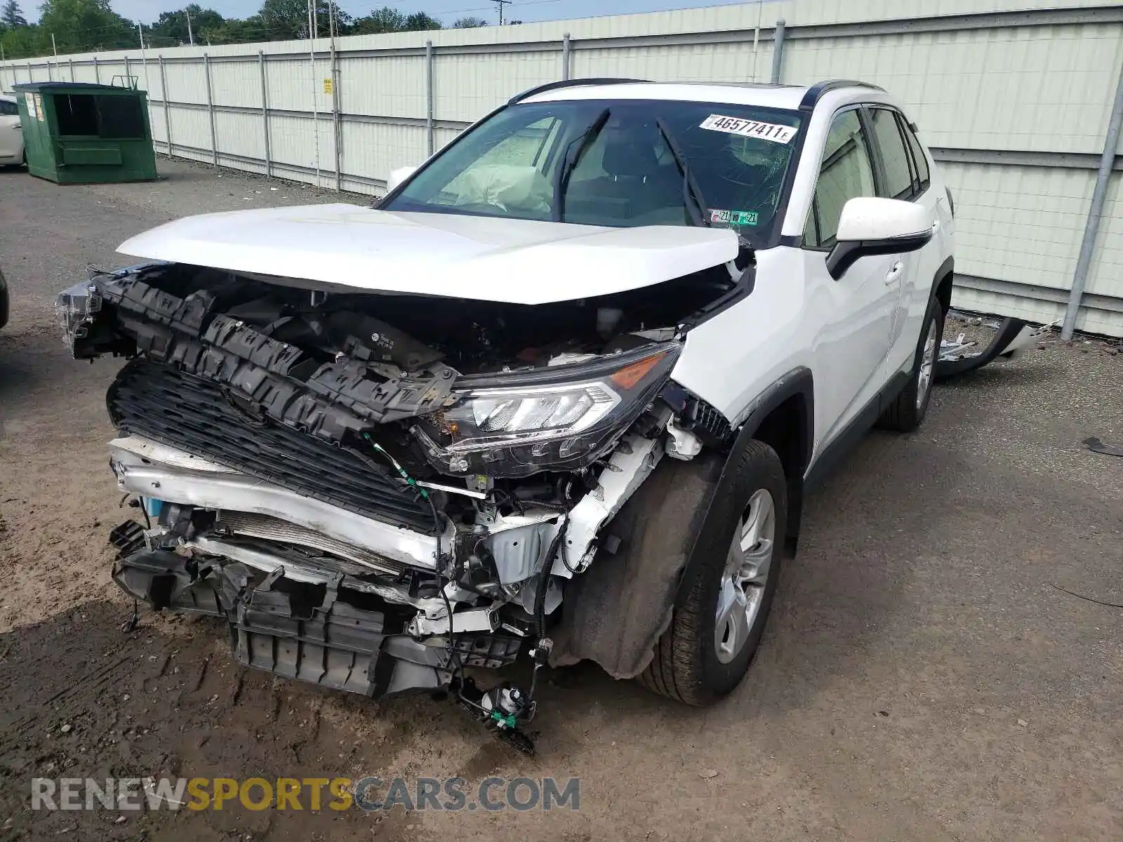 2 Photograph of a damaged car JTMP1RFV4KD041049 TOYOTA RAV4 2019