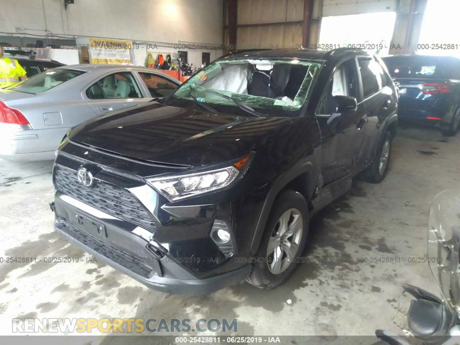 2 Photograph of a damaged car JTMP1RFV4KJ001698 TOYOTA RAV4 2019