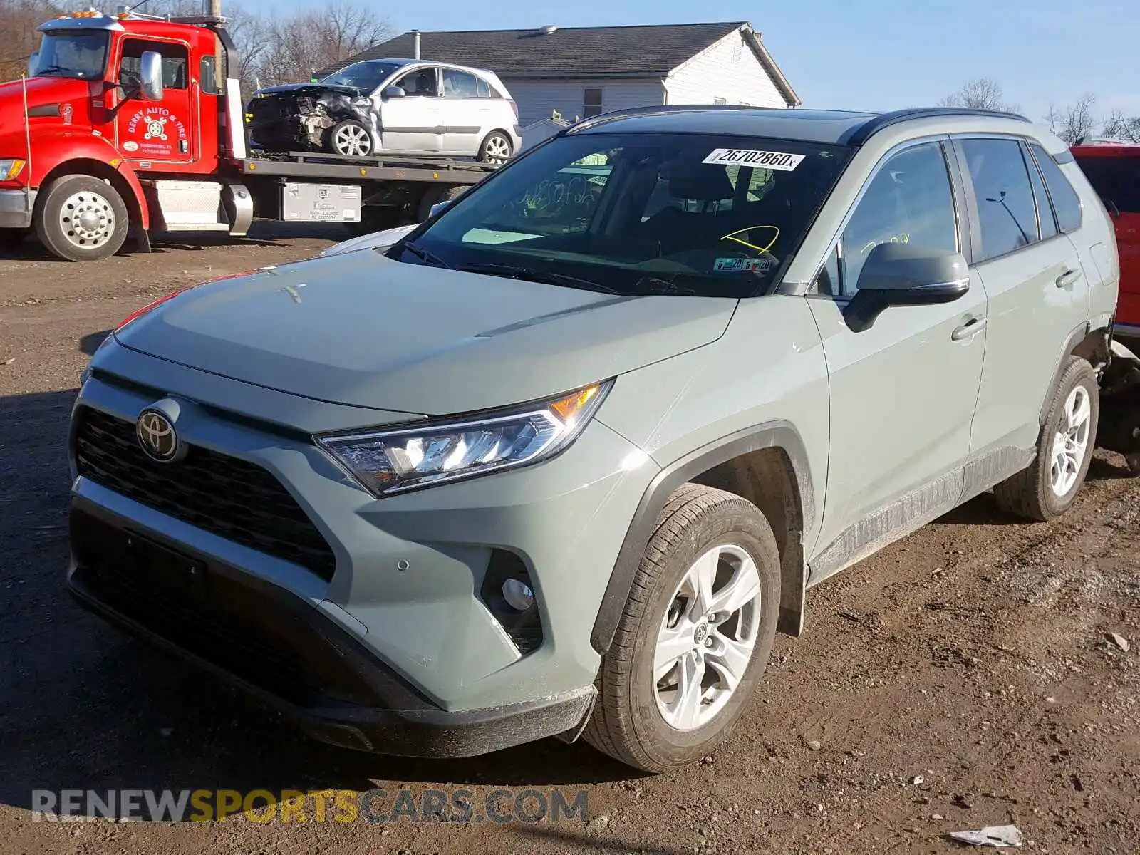 2 Photograph of a damaged car JTMP1RFV5KD500461 TOYOTA RAV4 2019