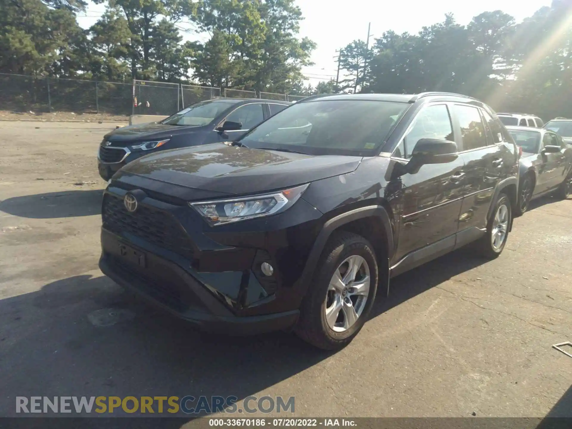 2 Photograph of a damaged car JTMP1RFV6KD002706 TOYOTA RAV4 2019