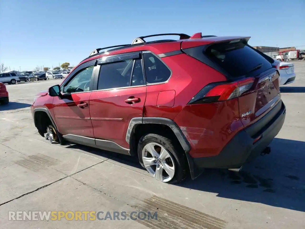 2 Photograph of a damaged car JTMP1RFV6KD002995 TOYOTA RAV4 2019