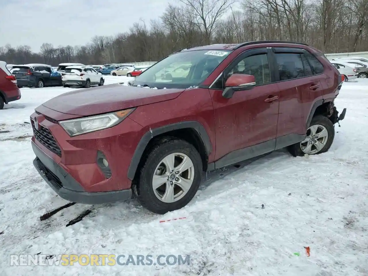 1 Photograph of a damaged car JTMP1RFV7KD037738 TOYOTA RAV4 2019
