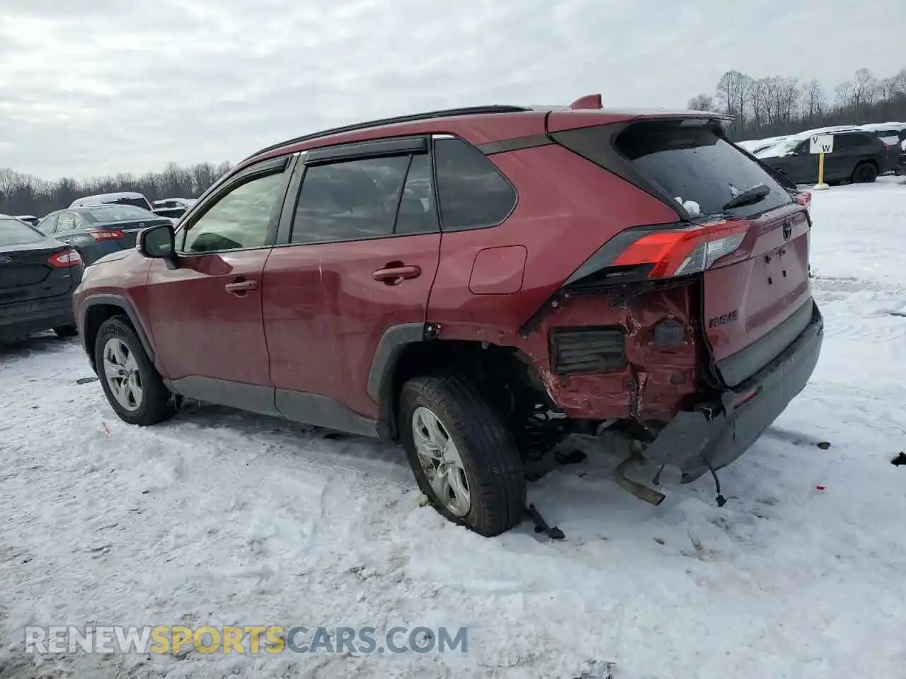2 Photograph of a damaged car JTMP1RFV7KD037738 TOYOTA RAV4 2019