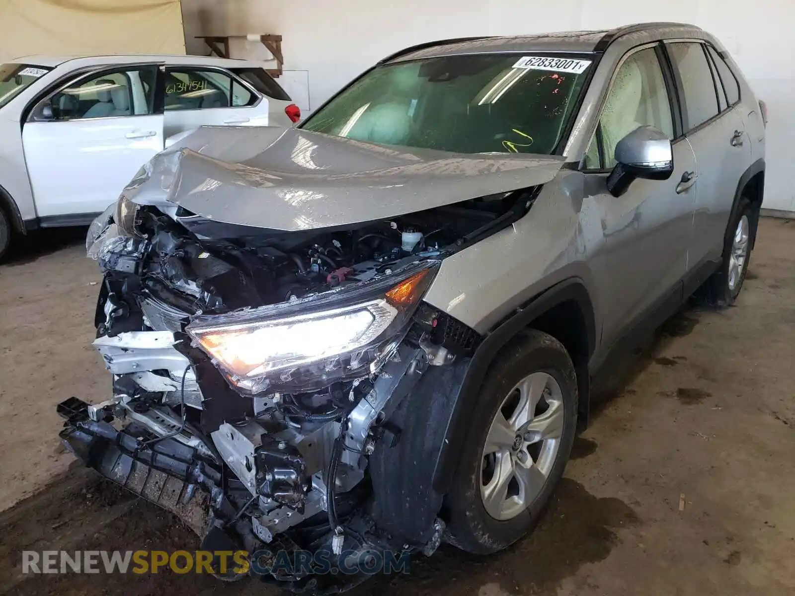 2 Photograph of a damaged car JTMP1RFV8KD013948 TOYOTA RAV4 2019
