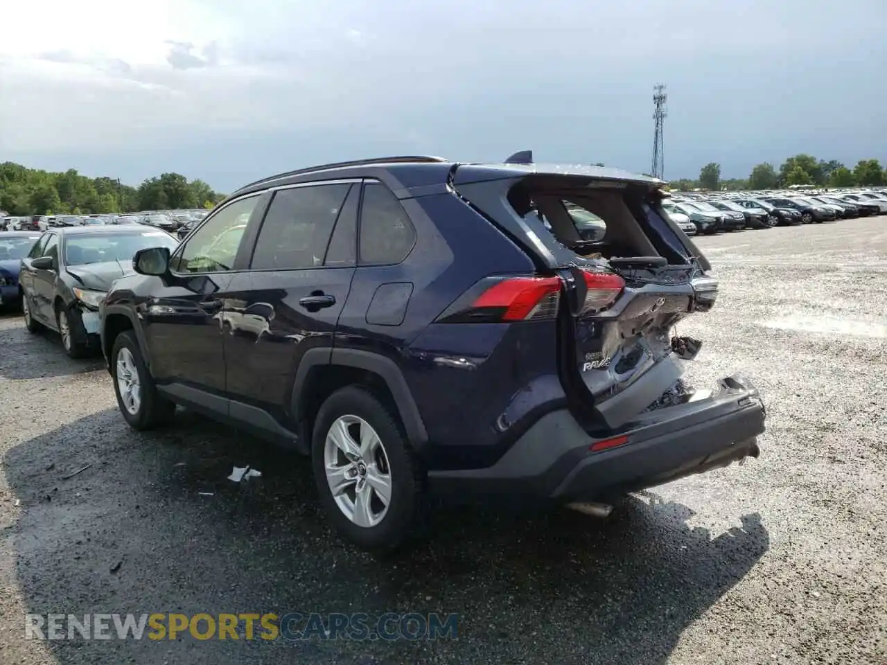 3 Photograph of a damaged car JTMP1RFV8KD016199 TOYOTA RAV4 2019
