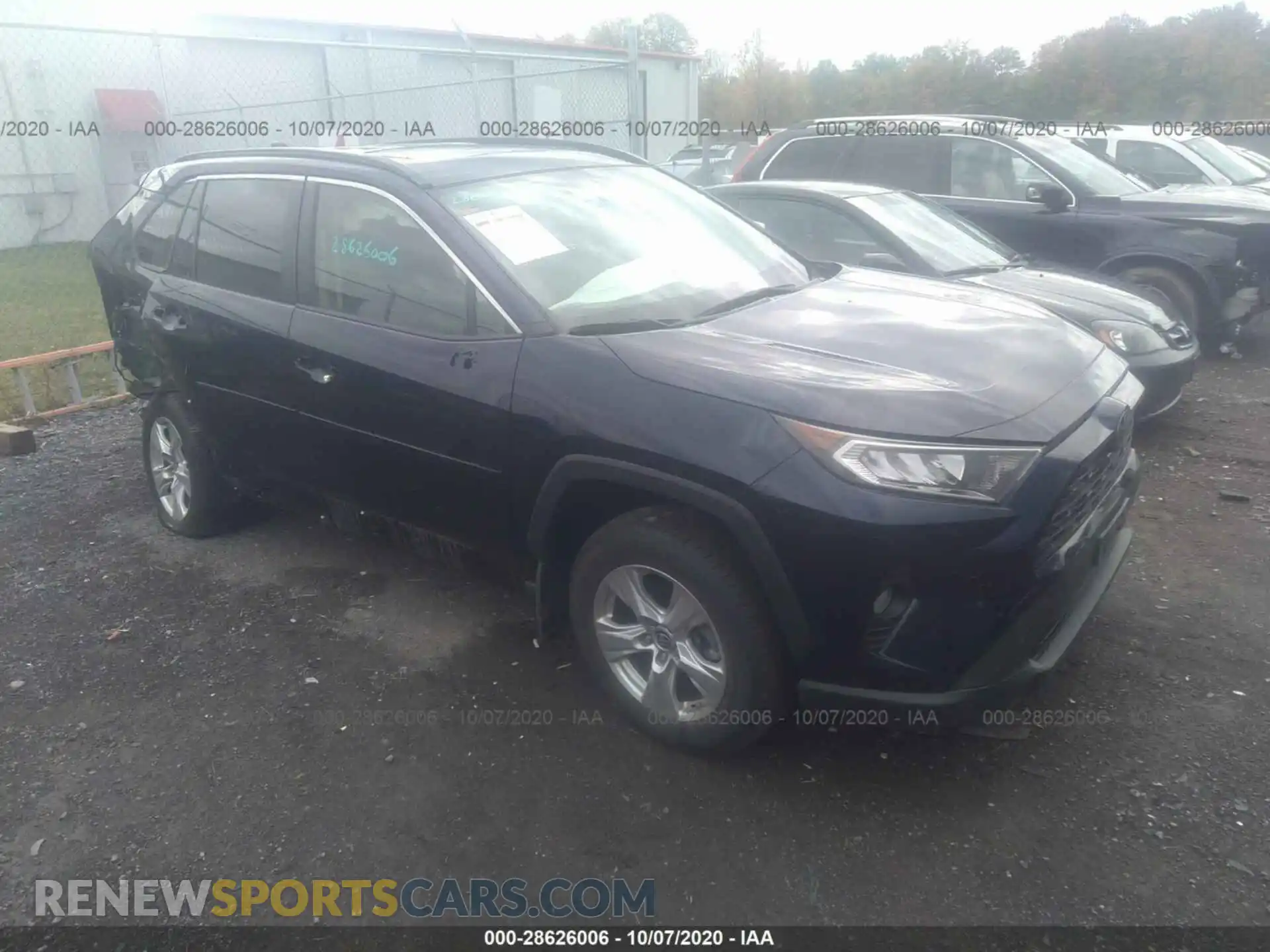 1 Photograph of a damaged car JTMP1RFV8KD040079 TOYOTA RAV4 2019