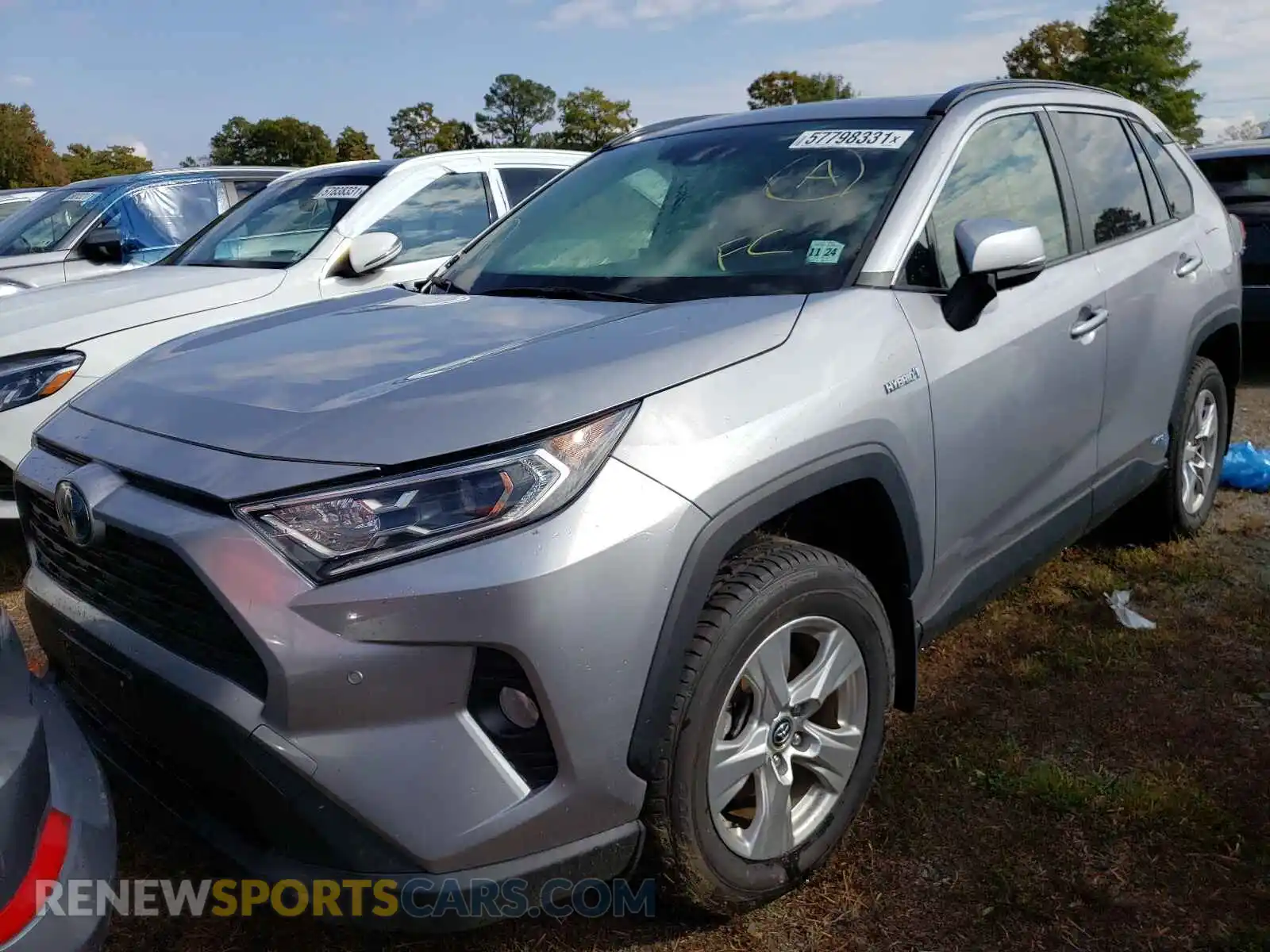 2 Photograph of a damaged car JTMRWRFV5KD027039 TOYOTA RAV4 2019