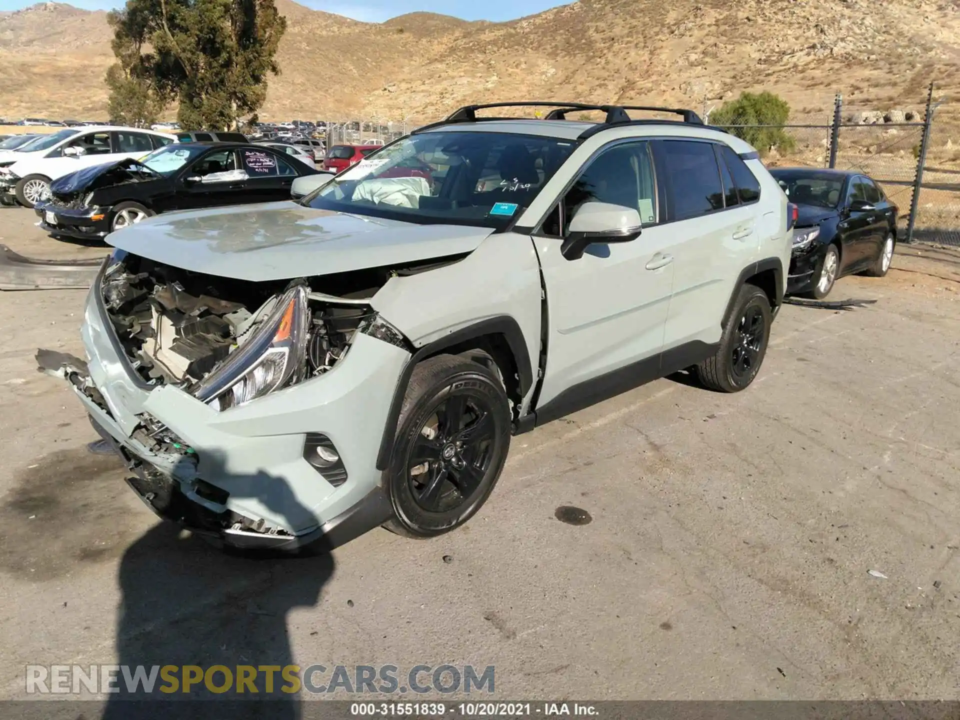 2 Photograph of a damaged car JTMW1RFV2KD040025 TOYOTA RAV4 2019