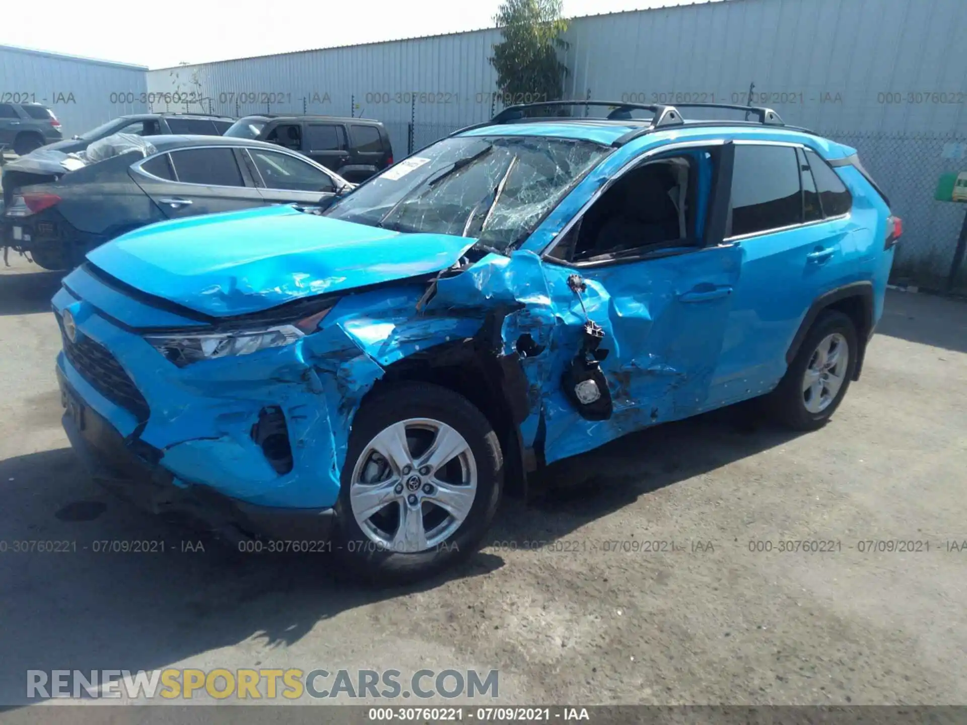 2 Photograph of a damaged car JTMW1RFV5KD026720 TOYOTA RAV4 2019
