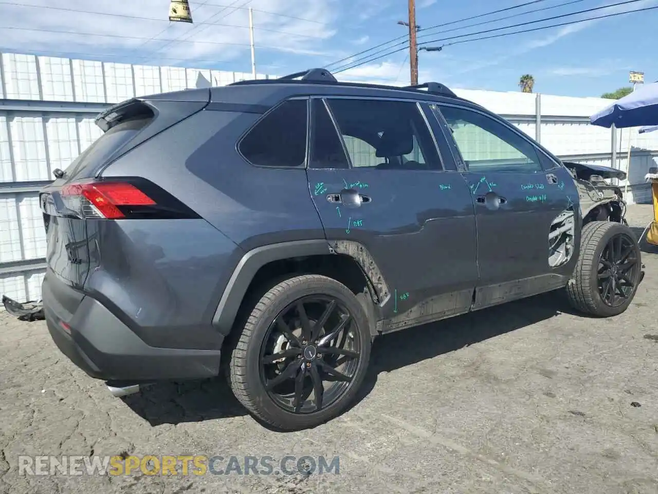 3 Photograph of a damaged car JTMW1RFV6KD025298 TOYOTA RAV4 2019
