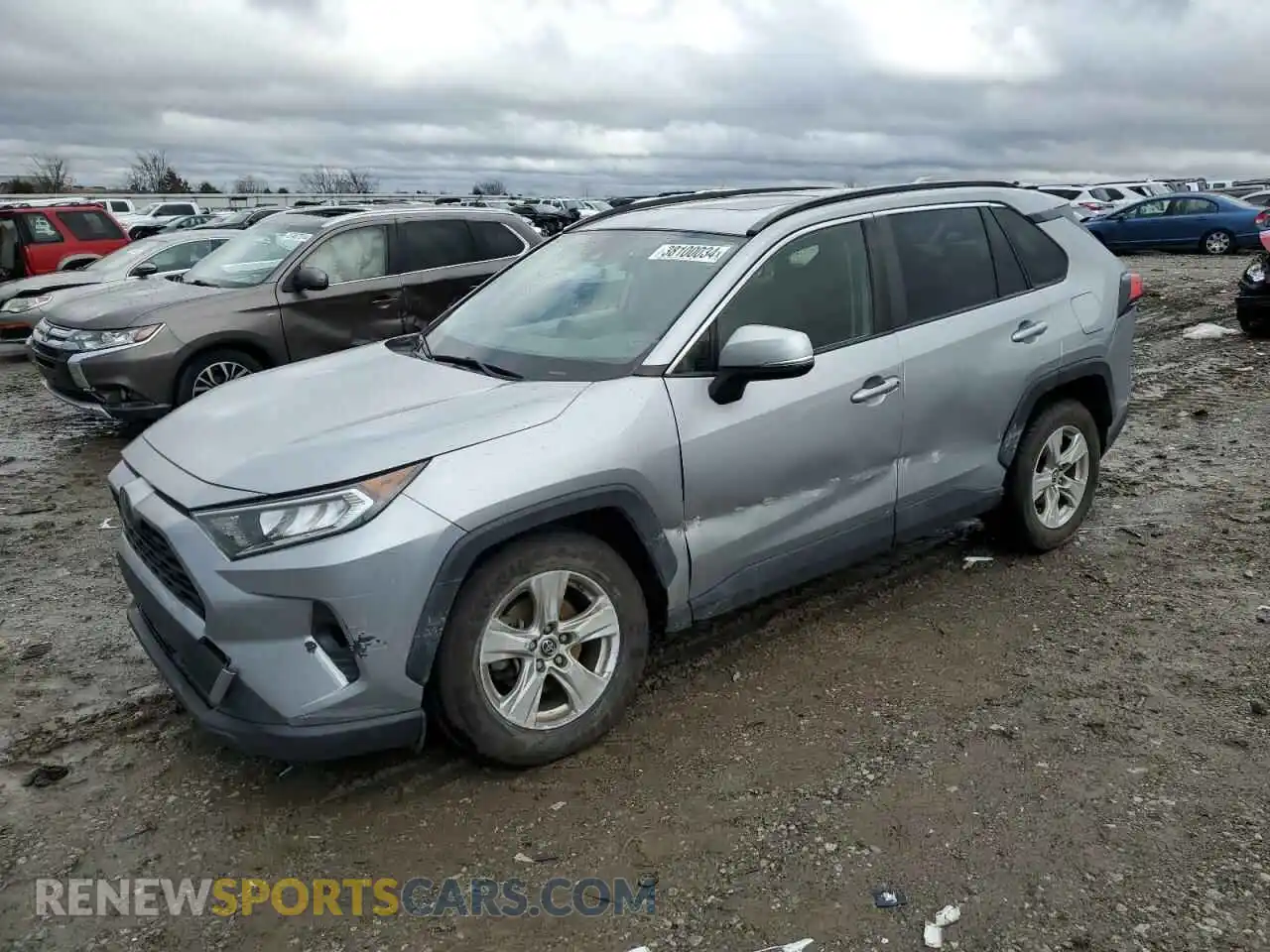1 Photograph of a damaged car JTMW1RFV6KD502988 TOYOTA RAV4 2019