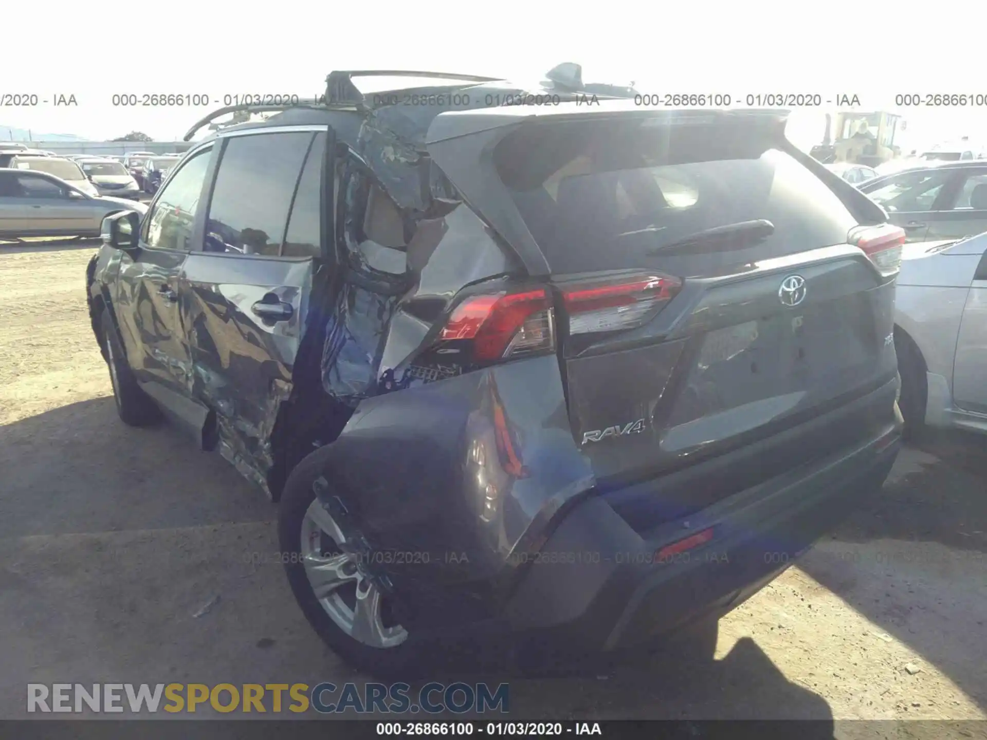 3 Photograph of a damaged car JTMW1RFV8KD032575 TOYOTA RAV4 2019