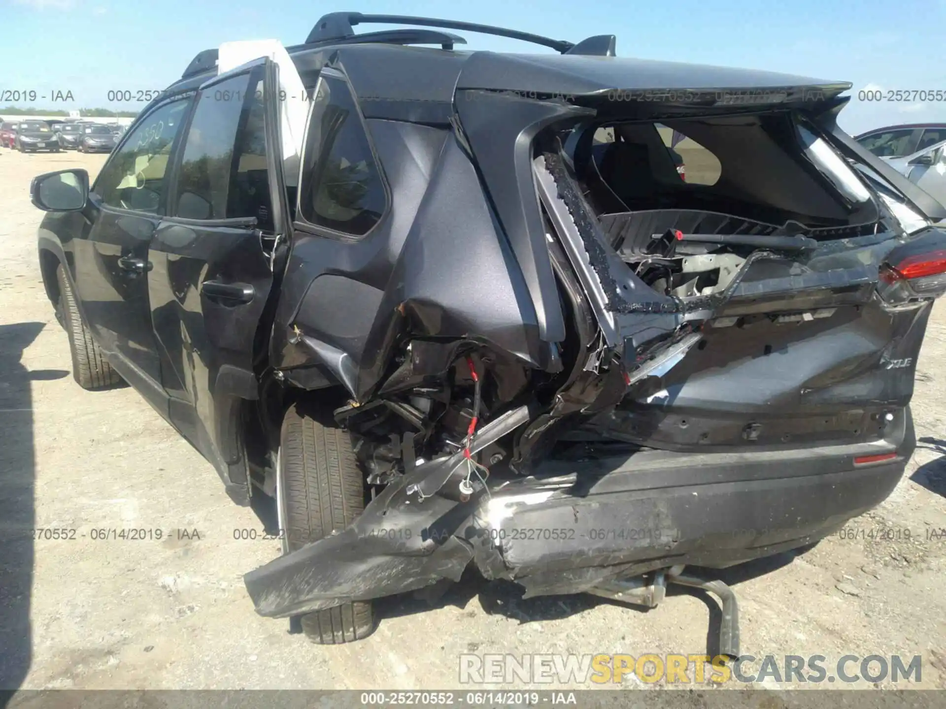 6 Photograph of a damaged car JTMW1RFV9KD015364 TOYOTA RAV4 2019