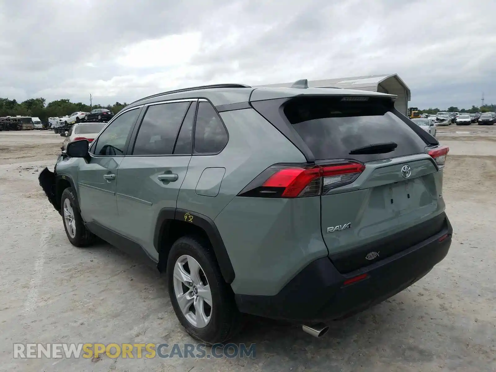 3 Photograph of a damaged car JTMW1RFVXKD506316 TOYOTA RAV4 2019