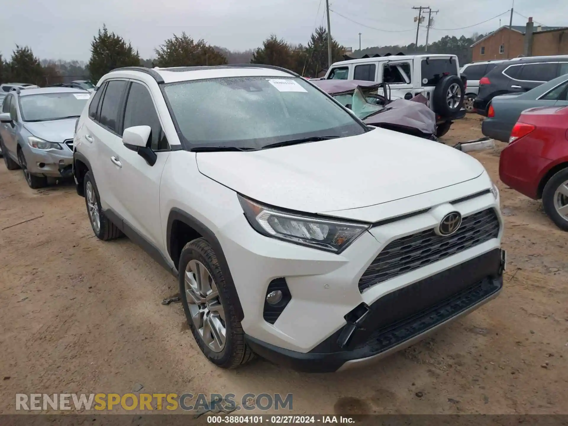 1 Photograph of a damaged car JTMY1RFV2KD009253 TOYOTA RAV4 2019