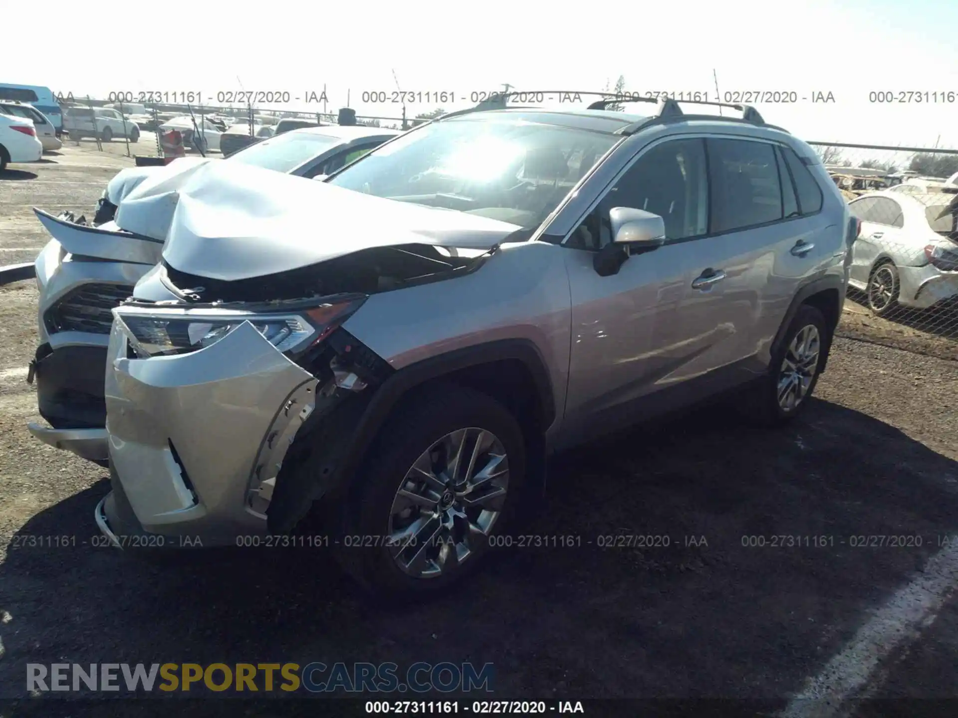 2 fotografías del automóvil dañado JTMY1RFV5KD511352 TOYOTA RAV4 2019