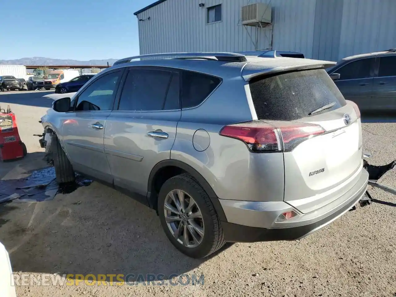 2 Photograph of a damaged car JTMYFREV4JJ202376 TOYOTA RAV4 2019