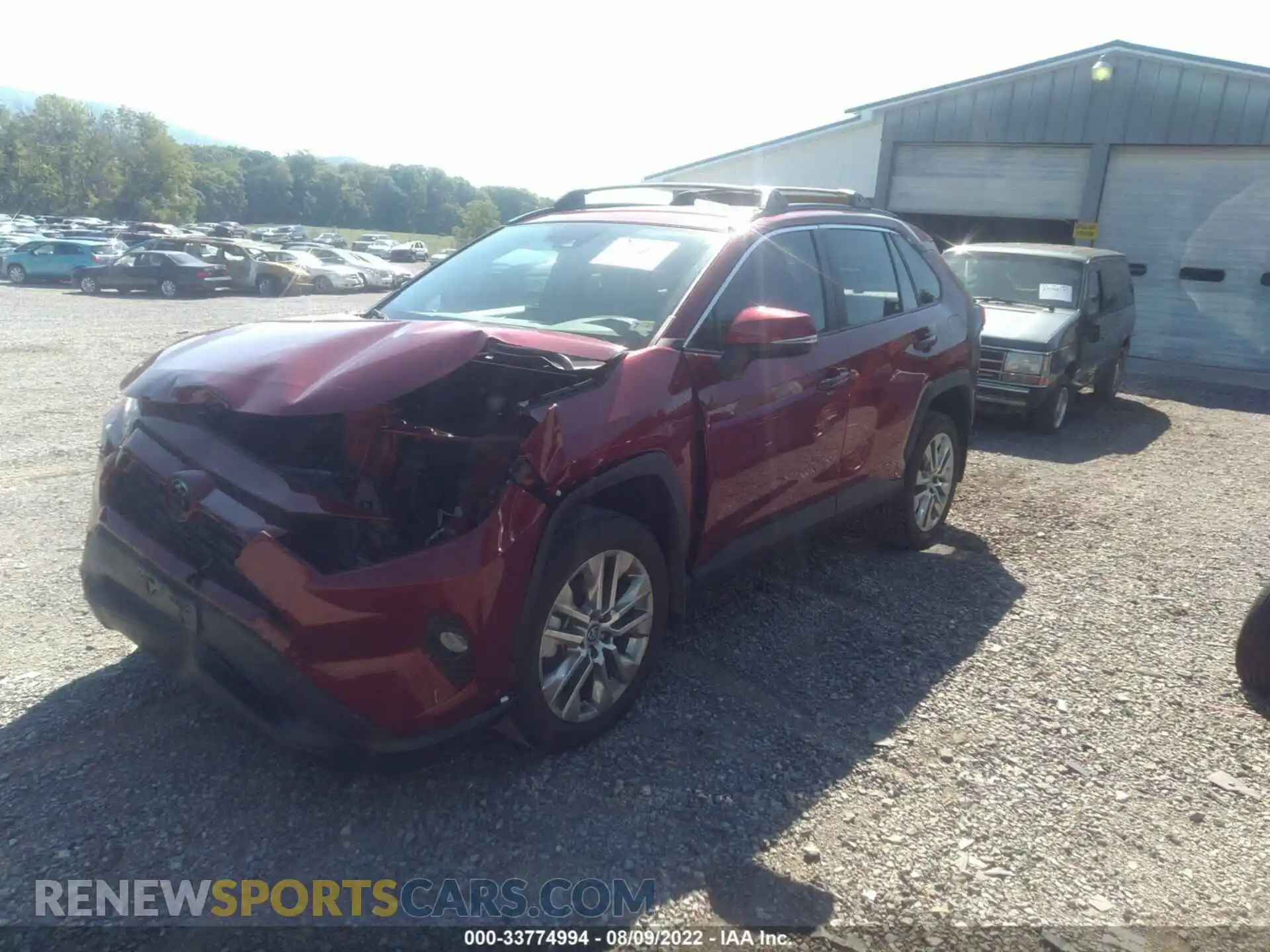 2 Photograph of a damaged car 2T3A1RFV0LC109407 TOYOTA RAV4 2020