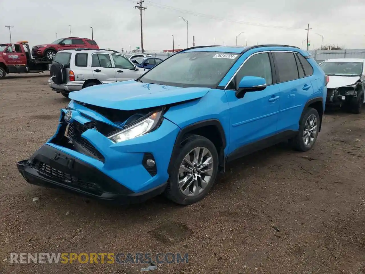 1 Photograph of a damaged car 2T3A1RFV1LC077700 TOYOTA RAV4 2020