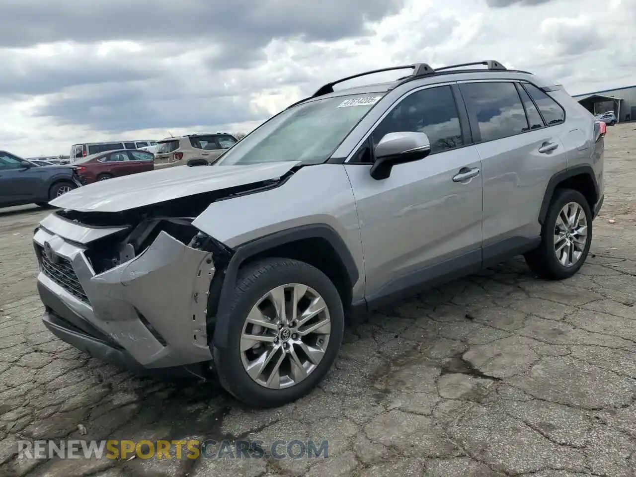 1 Photograph of a damaged car 2T3A1RFV2LC116200 TOYOTA RAV4 2020
