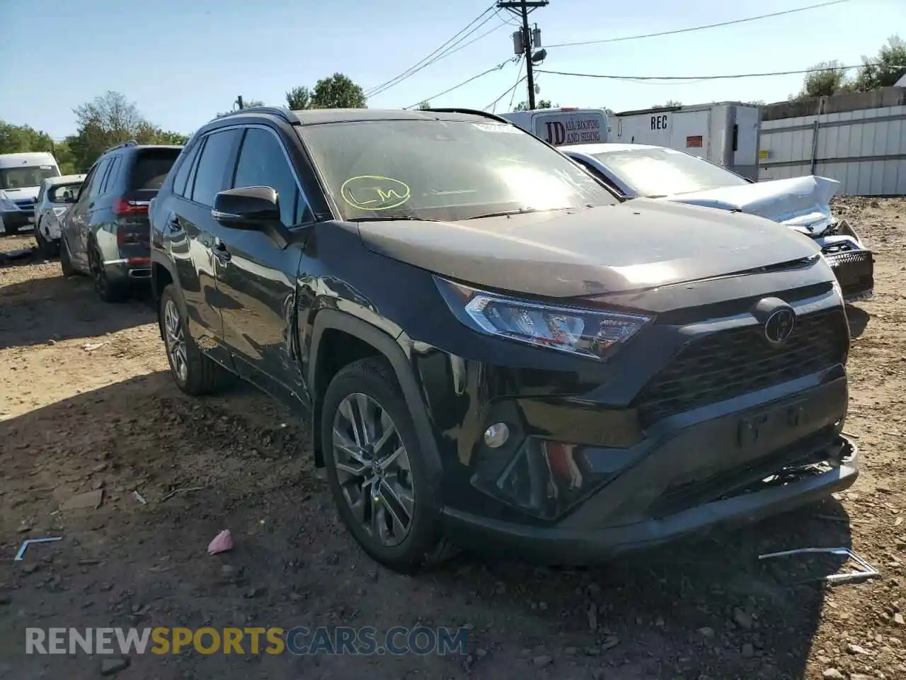 1 Photograph of a damaged car 2T3A1RFV4LC070403 TOYOTA RAV4 2020
