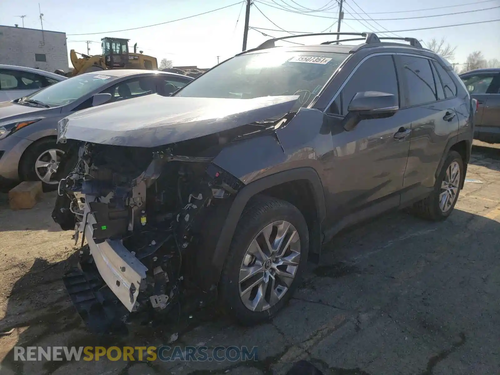 2 Photograph of a damaged car 2T3A1RFV4LC128882 TOYOTA RAV4 2020